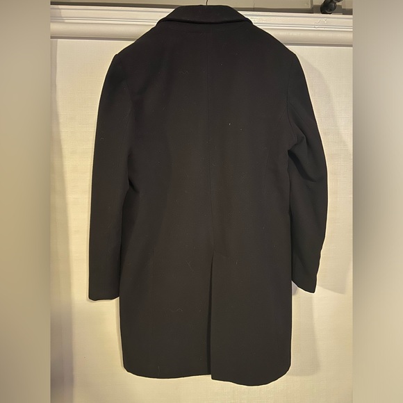 Le Chateau Men’s Black Long-Lined Wool Winter Coat - Picture 2 of 9